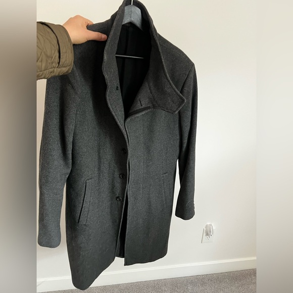 Charcoal Gray Wool Coat - Picture 5 of 5